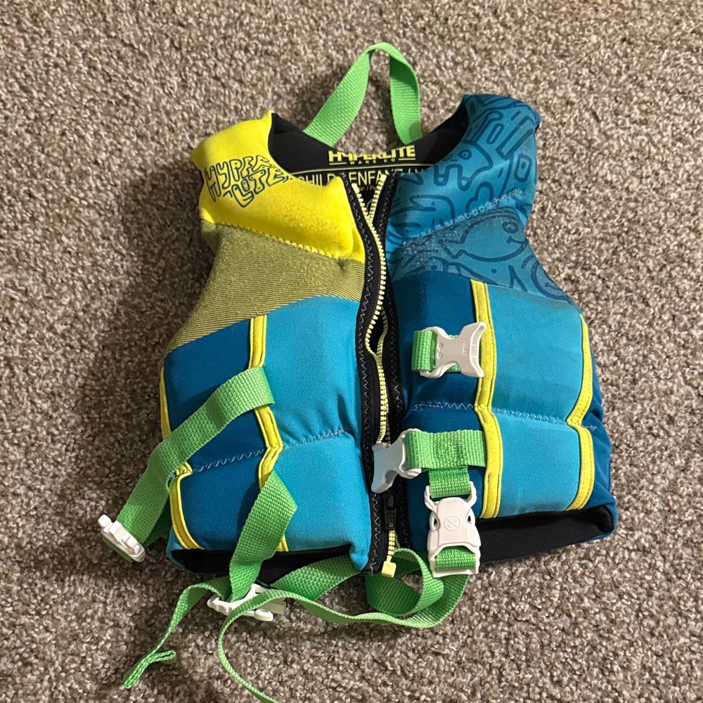 Hyperlite Kids Colorful Life Vest